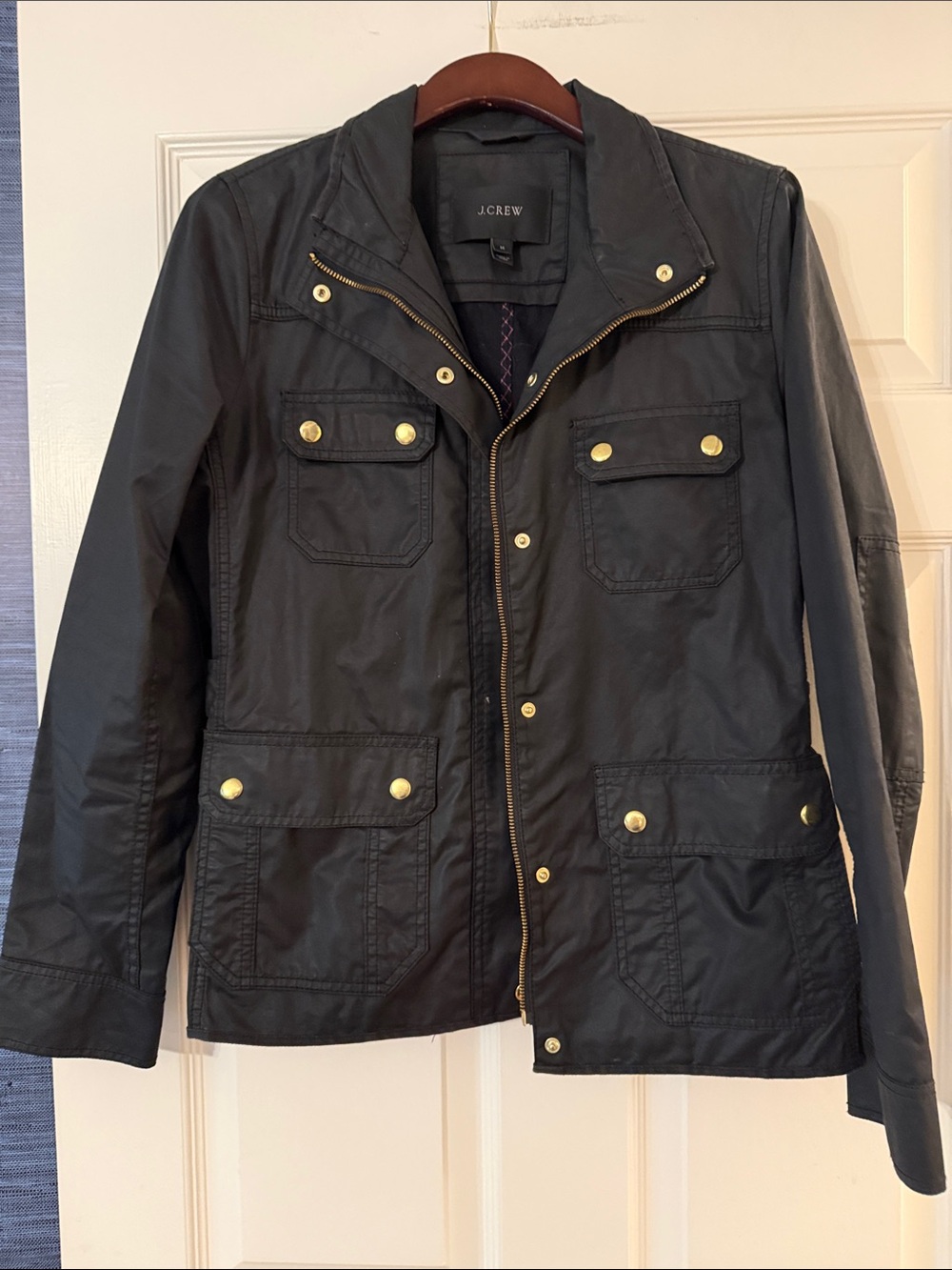 J Crew waxed jacket medium